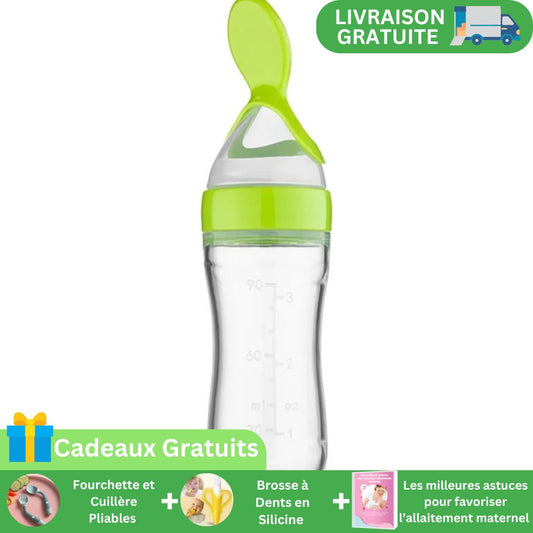 Biberon avec cuillère pour nouveau-né | EasyBottle™