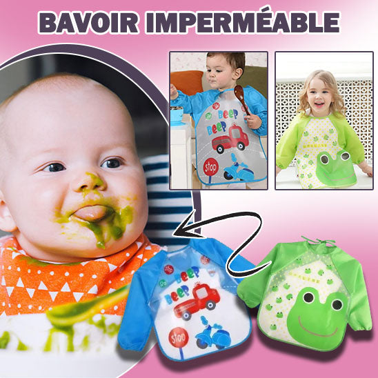 AquaBib ™- Bavoir imperméable bébé