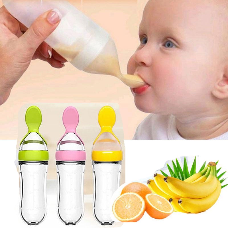 Biberon avec cuillère pour nouveau-né | EasyBottle™ - MamanBimbo