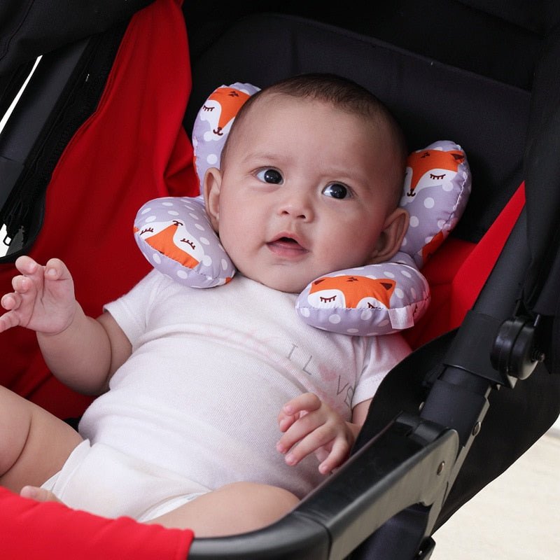 Oreiller, support de tête pour siège auto, poussette, avion - BabyCloud™ - MamanBimbo